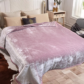 出口英国4斤重毛毯 拉舍尔毛毯休闲风简约轻奢风