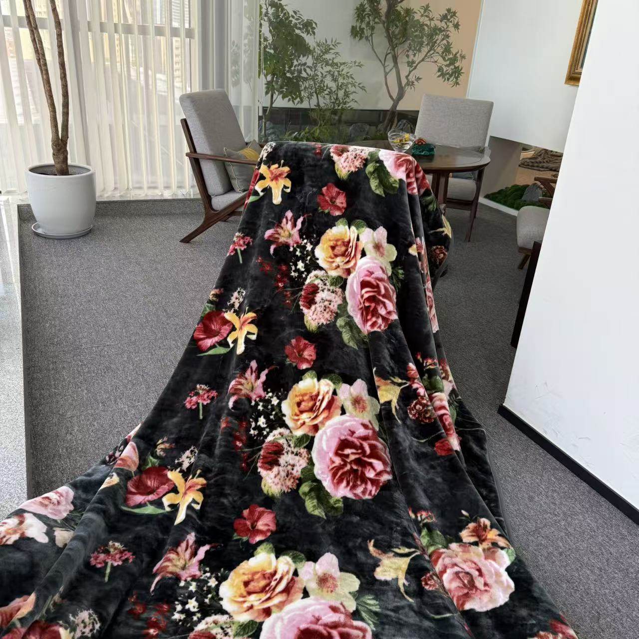 5.5斤重高货厚毛毯加绒双面绒拉舍尔毛毯可铺可盖办公室午睡毯,床上用品,休闲毯/毛毯/绒毯,淘宝优惠券,粉丝福利购,淘宝优惠卷