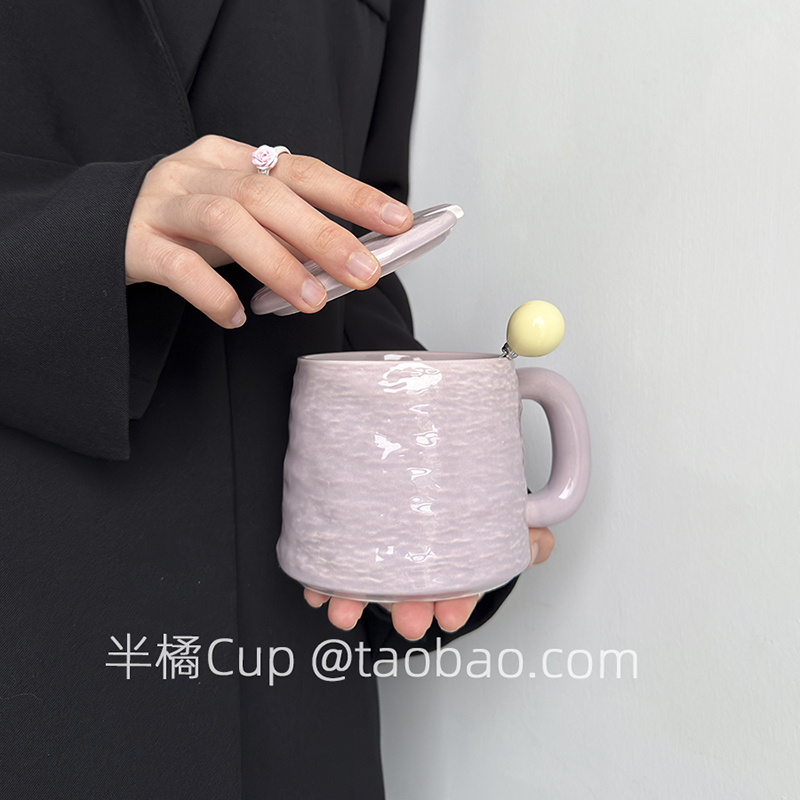 胖鼓带盖马克杯礼盒礼袋