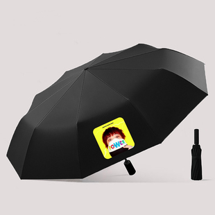 权志龙GD专辑POWER周边VIP应援明星应援晴雨伞全自动渐变色黑胶伞
