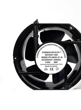 福烨17250双滚珠散热风扇FP108-EX-S1-B机柜轴流172x150x50 220V