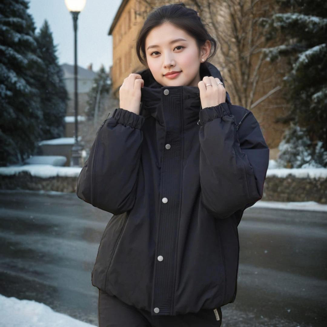 【羽绒服】2025男士冬季新款连帽外套保暖休闲上衣服加厚2511