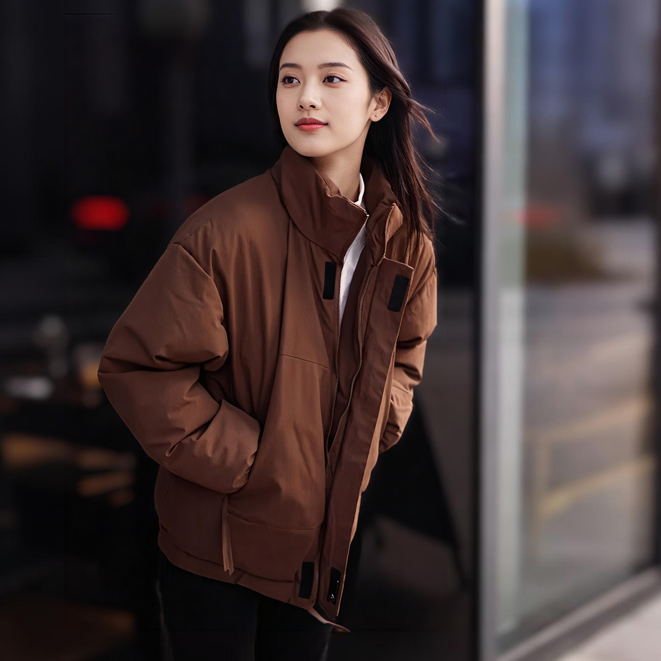 棉服情侣秋冬加厚保暖御寒立领棉衣休闲面包服外套MY8808