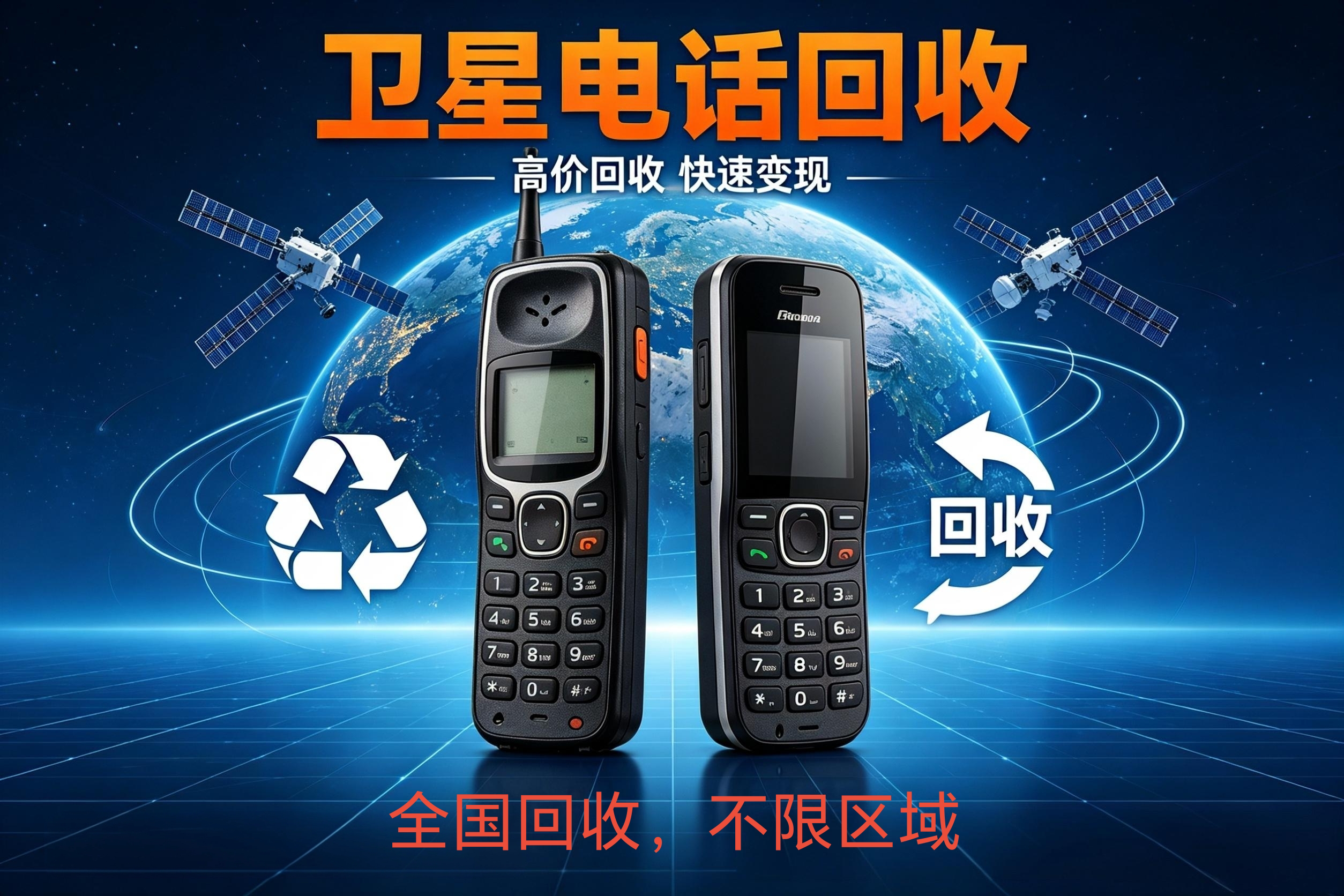 卫星电话回收/维修/海事卫星电话回收，