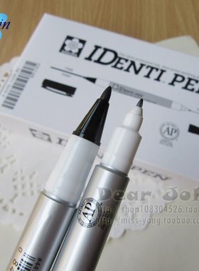 樱花SAKURA 油性小双头记号笔黑色勾线笔 无毒害 日本产