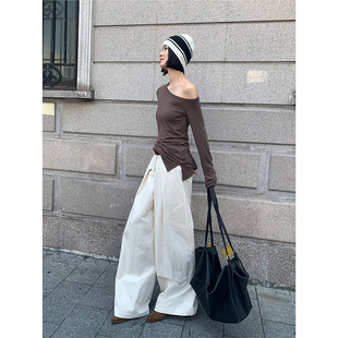 原创设计师阔腿裤 蕾丝花边立剪解构 宽松秋冬女 细节超多 洛边