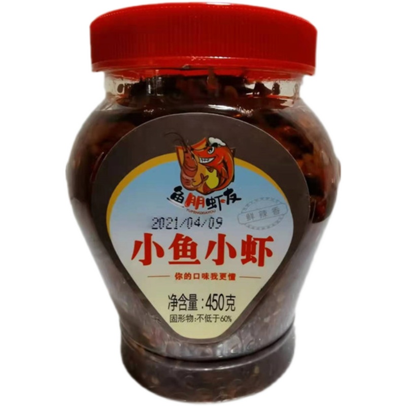 辣小董小鱼小虾香辣开胃下饭菜农家自制鱼仔虾米即食拌饭休闲食品