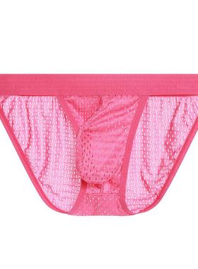 男士三角青年囊袋中低腰纯色纯色透气款内裤