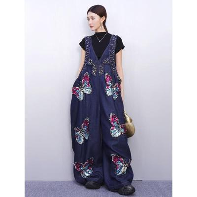 设计感2025春新款女背带裤