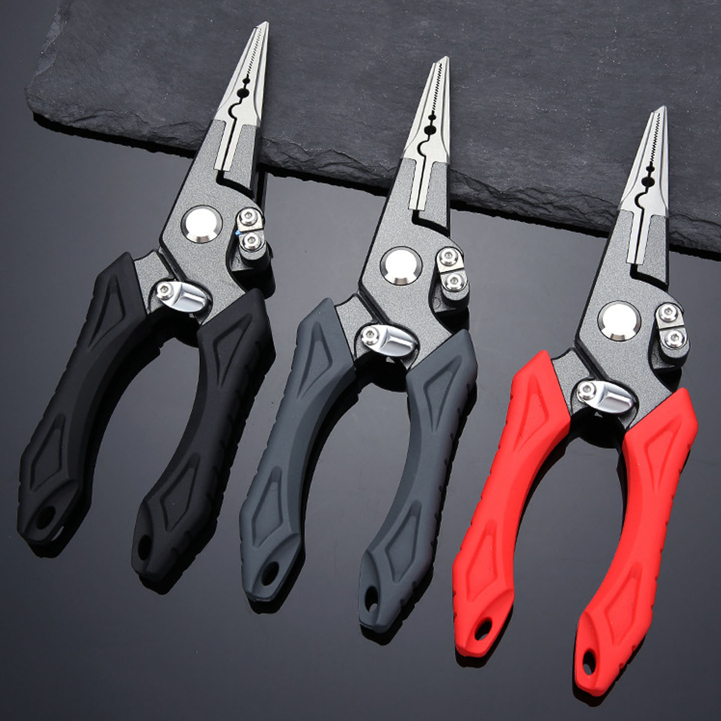 铝合金路亚钳剪线开环压铅摘钩钳