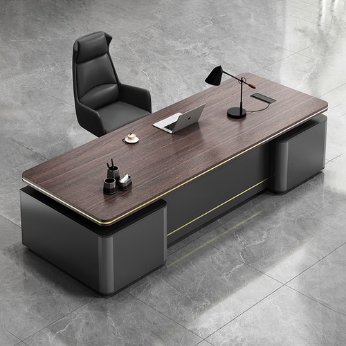 办公桌老板桌简约现代桌椅组合