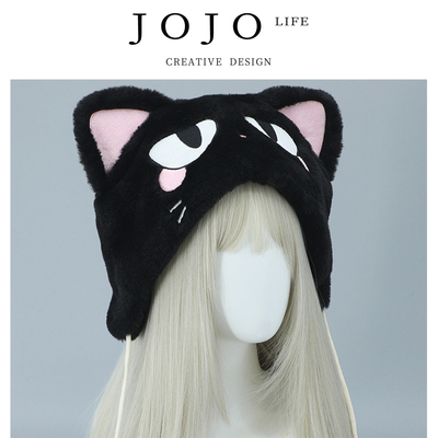 JOJO'SLIFEPD喵喵毛绒帽子