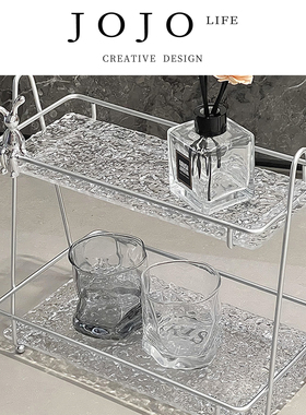 JOJO'S L. PD.whammy.水波纹双层家用桌面置物收纳架 | 吁晦