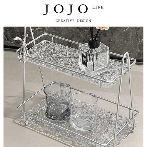 JOJO'SLIFEPD水波纹双层收纳架