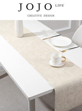 JOJO'S L. PD.mortise.亚麻皮革桌旗茶几桌布防油免洗桌布 | 卯姿