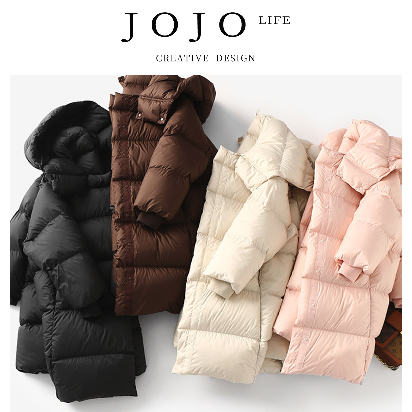 JOJO'SLIFEPD抗寒高蓬松90白鸭