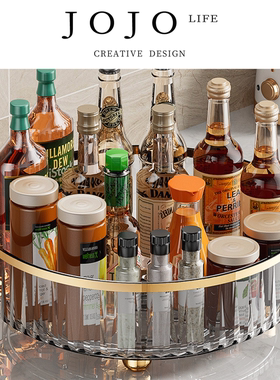 JOJO'S L. PD.Hoping.调料置物架轻奢旋转置物架厨房转盘 | 盼婴