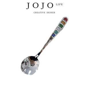 汤匙创意七彩珐琅调羹喝汤勺 JOJO PD.base.餐具欧式 基地