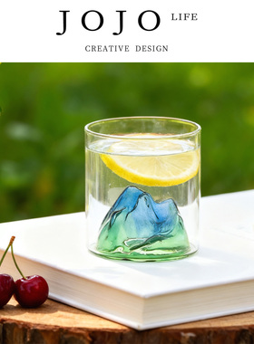 JOJO'S L. PD·Embark·杯具玻璃杯家用彩色观山耐热酒杯子| 冰山