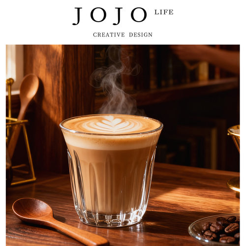 JOJO'S L. PD.Stroll.杯具简约复古设计透明咖啡杯澳白杯丨漫步