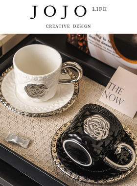 JOJO'S L. PD.sincerely.高颜值山茶杯马克陶瓷杯咖啡杯碟 | 谆所