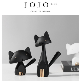 饰 JOJO PD.cover.进门入户玄关柜可爱卡通摆件茶几装 逗闷