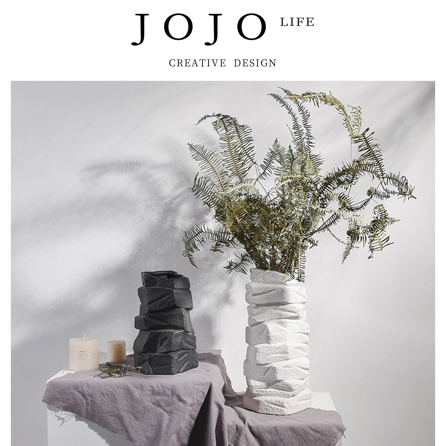 JOJO'S L. PD.Decane.陶瓷花瓶干花插花客厅家居摆件简约 | 癸脂