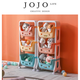 PD.resist.儿童玩具置物架家用可移动多层书架 抵徘 JOJO