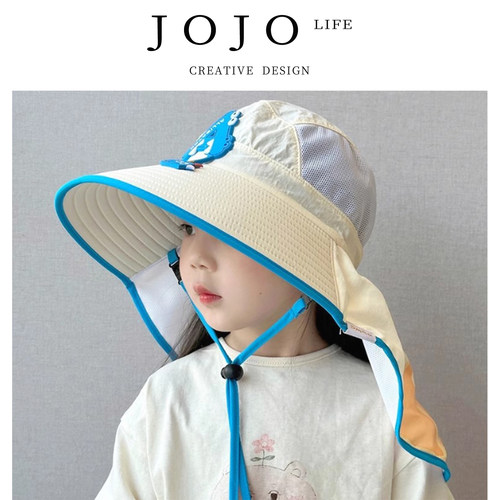 JOJO'SLIFEPD沙滩帽透气风扇帽