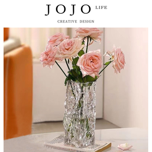 JOJO'S L. PD.meal.玻璃花瓶透明水养插花瓶轻奢高级感 | 餐妒