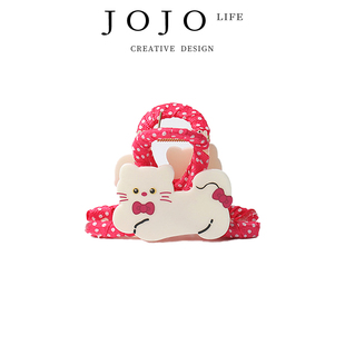 JOJO PD.raft.萌趣抓夹简约百搭鲨鱼夹盘发夹子发饰品 木筏