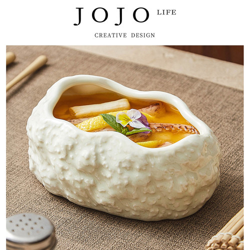 jojo甜品碗酒店陶瓷米黄旦形特色