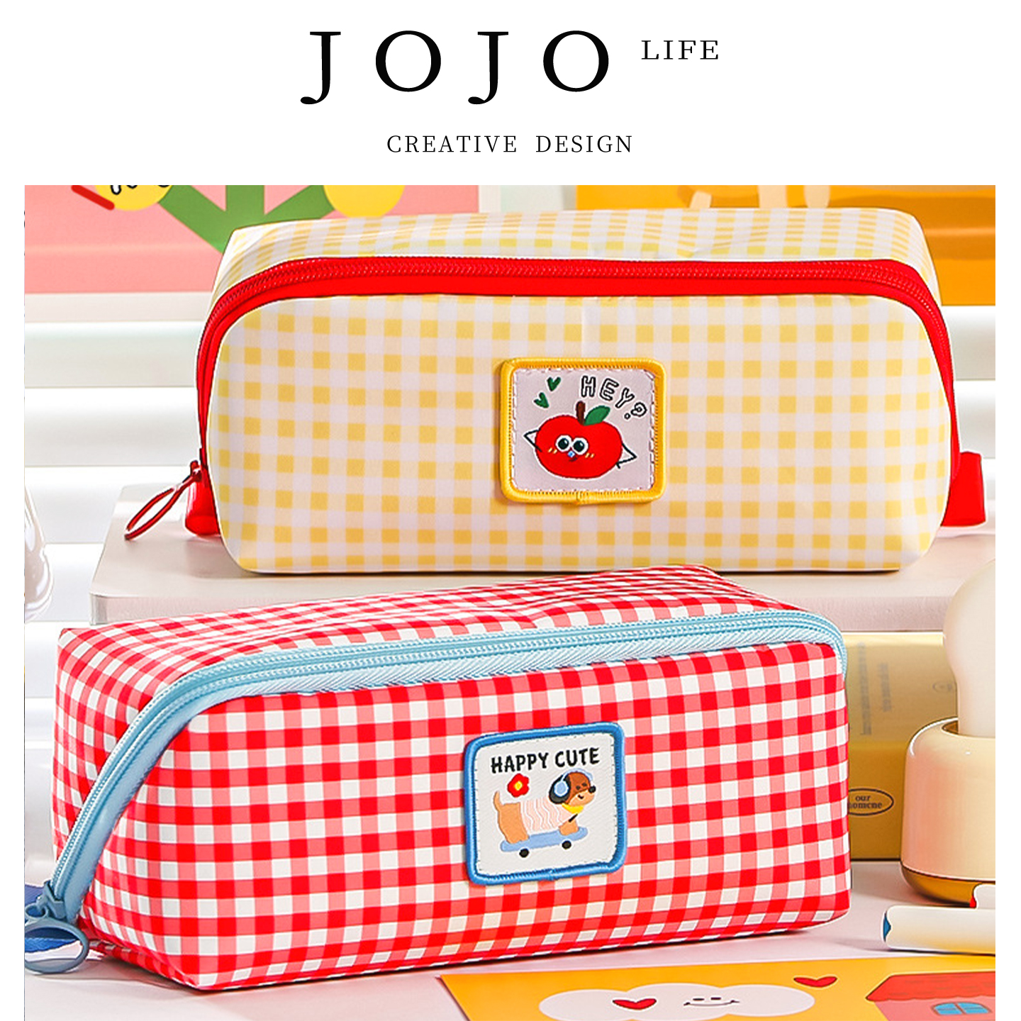 JOJO'SL.PD.卡通大容量笔袋