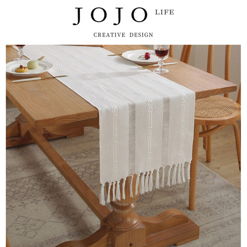 JOJO'SLIFEPD流苏镂空桌旗