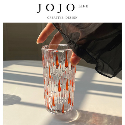 JOJO'SLIFEPD手绘雨露玻璃杯