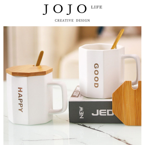 JOJO'SLIFEPD马克杯带盖杯子