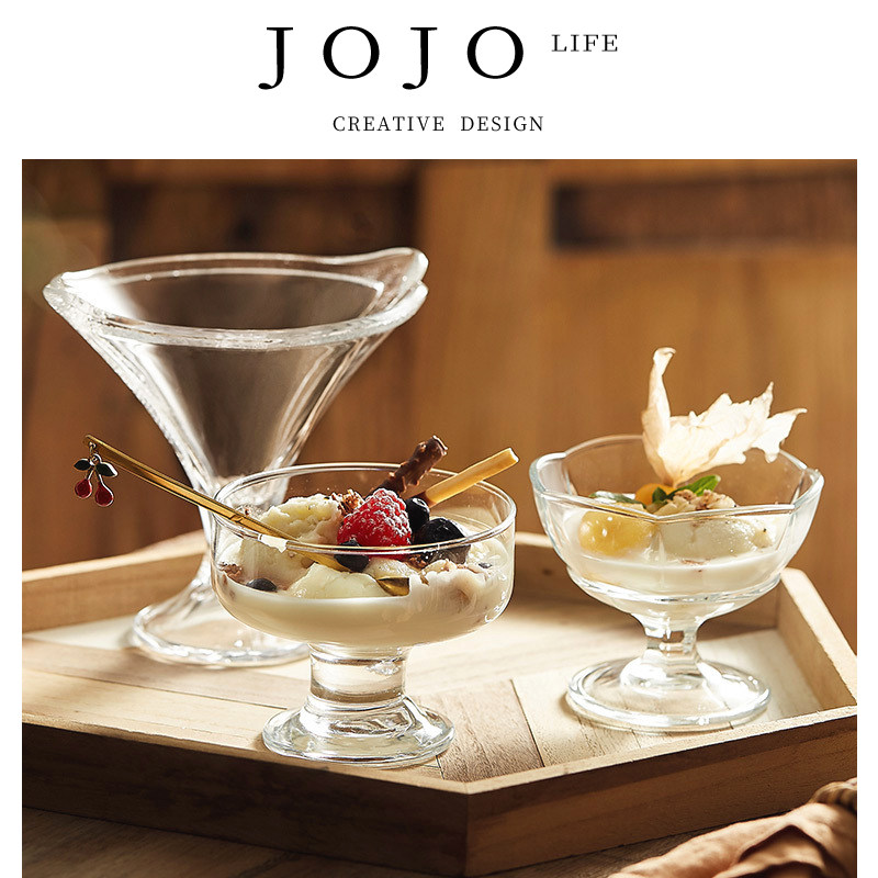 JOJO'S L. PD.choose.欧式玻璃杯冰激凌杯家用雪糕甜品杯 | 选型 - 实物图