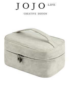 JOJO'S L. PD.Refere.化妆品收纳包牛仔纹PU大容量高级感 | 摘要