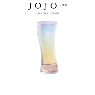 JOJO PD.create.玻璃杯耐熱冷飲杯果汁杯高顏值炫彩 創(chuàng)騎