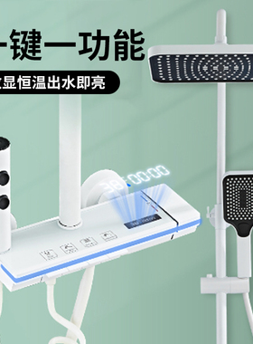 JOJO'S L. PD.杂货先生.枪灰色数显恒温花洒全铜淋浴器 | 悍妇