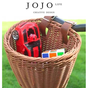 PD.hole.编织收纳篮滑板车学步车儿童自行车筐 墙洞 JOJO
