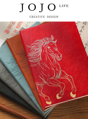 JOJO'S L. PD.Anchor.国潮马年2026商务礼品笔记本子高档  | 锚廊