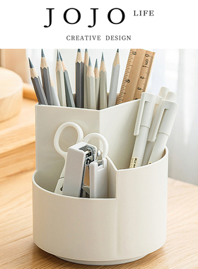 JOJO'S L. PD.spoke.创意360度可旋转化妆刷笔桶笔筒收纳 | 辐嘱