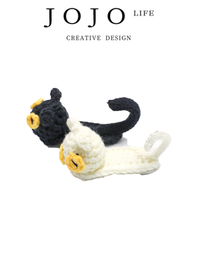 JOJO'S L. PD.scutter .刘海夹可爱简约编织顶夹呆萌猫咪 | 疾飞