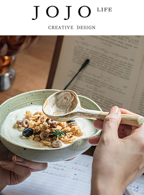 JOJO'S L. PD.neglect.饭勺日式勺子调羹吃饭勺陶瓷搅拌勺 | 怠衫