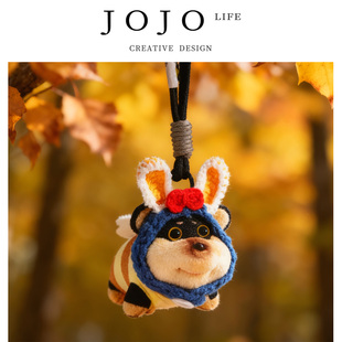 PD.material.原创diy蜜蜂包包挂件毛绒钥匙扣 粗料 JOJO