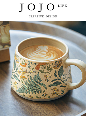 JOJO'S L. PD.awning.漂亮手工马克杯中古风陶瓷咖啡杯子 | 苗篷