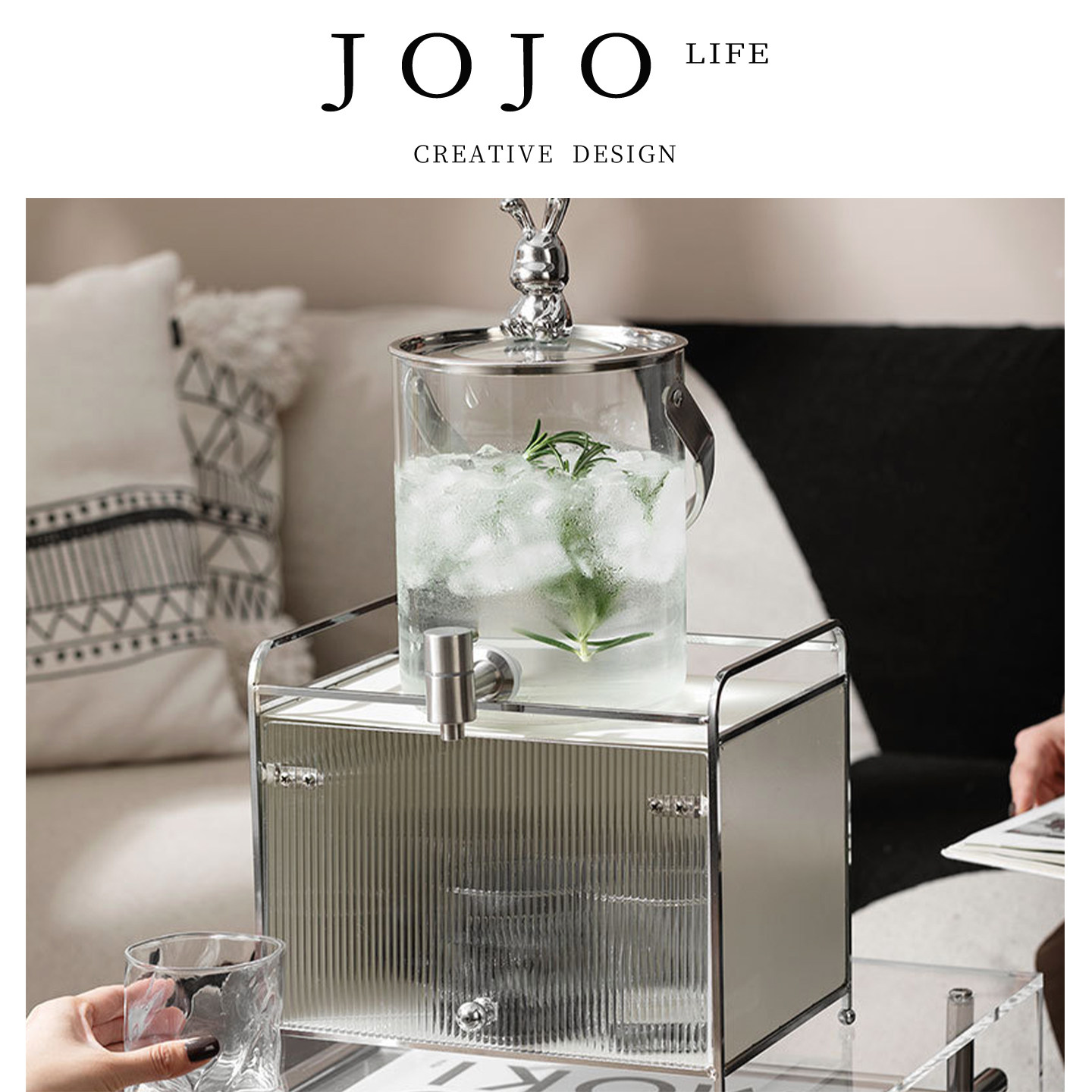 JOJO'S L. PD.gift.兔子凉水壶带龙头家用饮料桶简约杯子 | 城赠