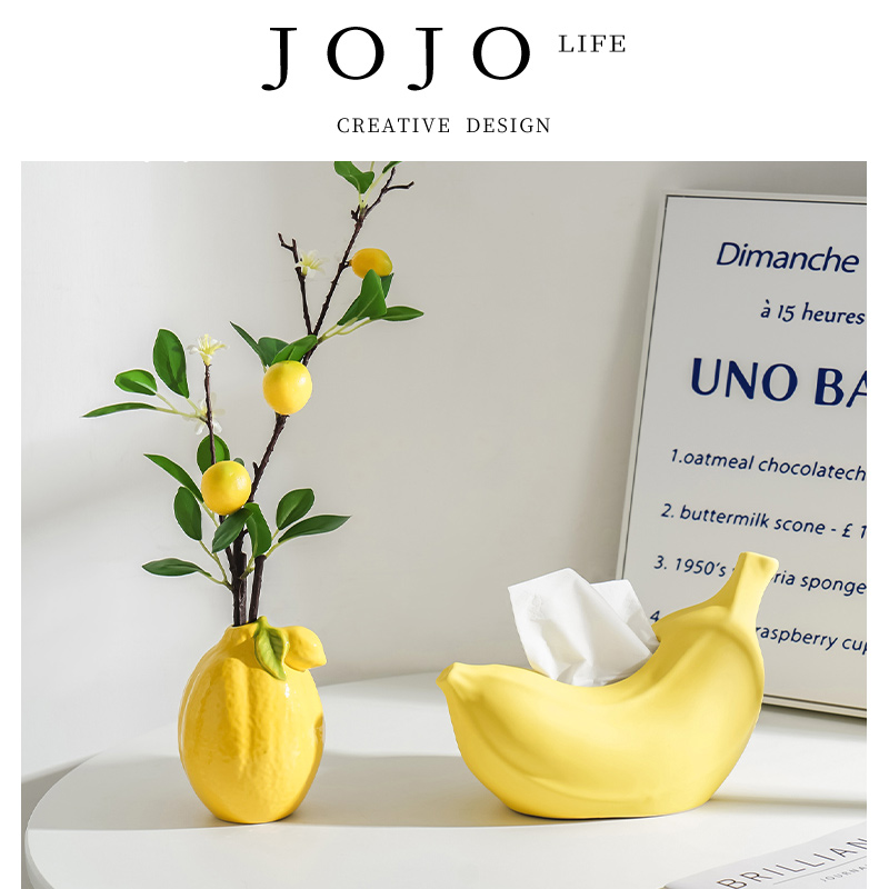 JOJO'SLIFEPD花瓶摆件仿真花