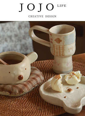 JOJO'S L. PD.Wisdom.家用高颜值下午茶饭碗菜盘水杯组合 | 袱慧